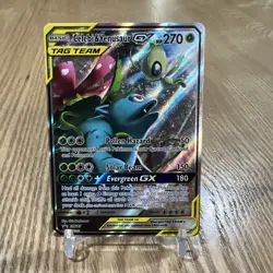 Pokemon TCG Celebi & Venusaur GX SM167 Promo Tag Team - Image 1