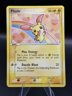 Pokemon TCG Plusle 2004 Hidden Legends 69/101 Regular NM - Image 1