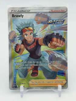 Pokemon TCG Brawly Sword & Shield - Chilling Reign 188/198 Holo Full Art - Image 1