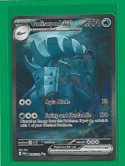 Pokemon TCG SV-Paradox Rift Golisopod ex #246/182 Special Illustration Rare - Image 1