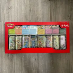 Pokemon Prismatic Evolutions Costco 8-Pack Mini Display Box Brand New - Image 1