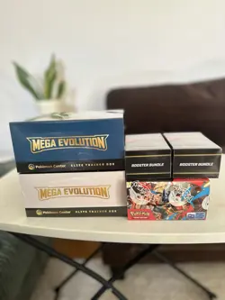 Pokemon Center Mega Evolution ETBs + Enhanced Booster Box + 2 Bundles SEALED LOT - Image 4