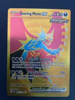 Pokemon TCG Roaring Moon EX 262/182 PSA 10 Scarlet & Violet Paradox Rift - Image 1