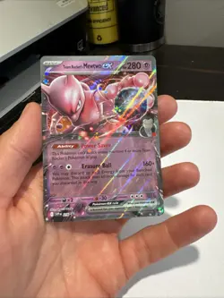 Pokemon TCG Team Rockets Mewtwo EX 216 Promo Holo Near Mint Near Mint Condition - Image 1