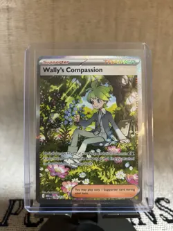 Wally’s Compassion 186/132 Special Illustration Rare Pokemon TCG Mega Evolution - Image 1