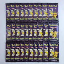 Pokemon TCG Sealed HALLOWEEN BOOster Trick or Trade 30 PACKS Pikachu holo 2023 - Image 1
