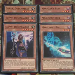 3 x LDS3-EN051/EN086 Supay, Duskwalker/Magician's Rod Common 1st Ed Mint YuGiOh - Image 1