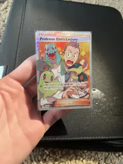 Professor Elm's Lecture Pokemon TCG: SM Lost Thunder Full Art Card 213/214 - Image 1