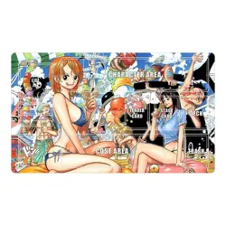One Piece Playmat With Zones OPCG TCG Card Game Nami PlayMat 2mm 60X35cm - Image 1