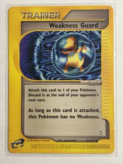 Weakness Guard 141/147 - Aquapolis Non Holo Pokemon Card - Image 1