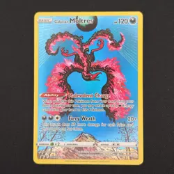 Pokemon TCG Card Galarian Moltres SWSH284 Crown Zenith Black Star Promo - NM - Image 1