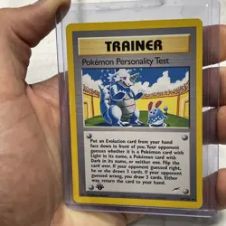 Pokemon Personality Test 1st Edition Neo Destiny 102/105 Uncommon Card LP Vtg - Image 2