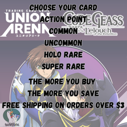 Union Arena TCG CODE GEASS: Lelouch of the Rebellion Vol.2 Choose Your Single - Image 1