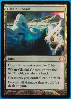 Glacial Chasm FOIL From the Vault: Realms PLD Mythic Rare CARD (505562) ABUGames - Image 1
