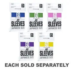 BLUE Gamegenic Just Sleeves Japanese Size High-Quality Card Protection Sleeves - Image 1