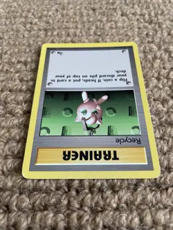 1999 Pokemon Unlimited Base Set Fossil Recycle Trainer Card, Good Condition - Image 2