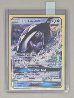 Pokemon TCG Tapu Fini GX Card 39/147 Burning Shadows Holo Ultra Rare Mint - Image 2