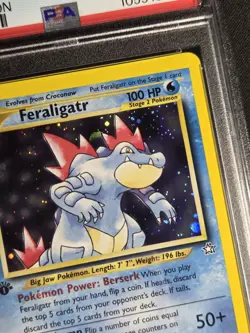 Feraligatr 4/111 1st Edition Neo Genesis Holo Rare PSA 7 NM Vintage Pokemon Card - Image 4