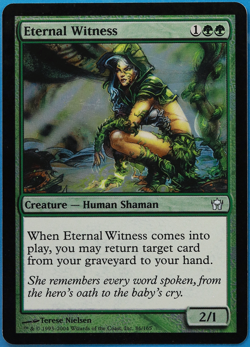 Eternal Witness FOIL Fifth Dawn PLD Green Uncommon CARD (505547) ABUGames - Image 1