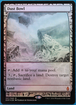 Dust Bowl FOIL Zendikar Expeditions PLD Land Mythic Rare CARD (505543) ABUGames - Image 1