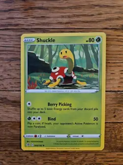 Pokemon TCG Rebel Clash Card | Shuckle 005/192 Uncommon - Image 1