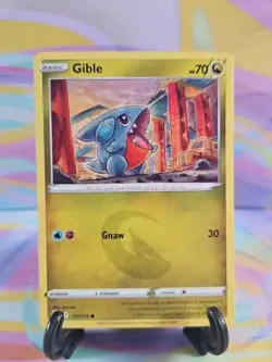 Pokemon TCG Brilliant Stars Card | Gible 107/172 Common - Image 1