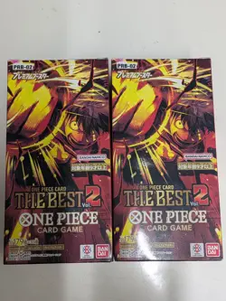 ONE PIECE Card Game THE BEST Vol.2 PRB-02 - 2 Box Set -Japanese Edition- Sealed - Image 1