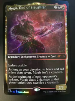 Mogis, God of Slaughter NM FOIL Secret Lair Drop Series MTG FREE SHIPPING - Image 1
