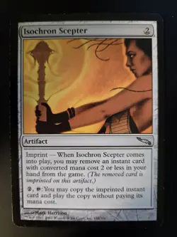 Isochron Scepter LP Mirrodin MTG FREE SHIPPING - Image 1