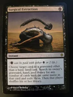 Surgical Extraction NM New Phyrexia MTG FREE SHIPPING - Image 1