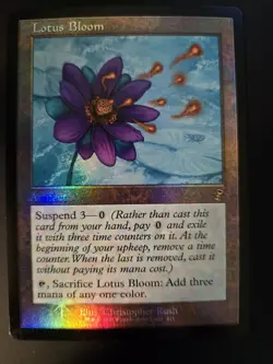 Lotus Bloom NM FOIL Buy-A-Box PROMO Time Spiral: Remastered MTG FREE SHIPPING - Image 1