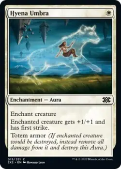 Hyena Umbra - Near Mint MTG Double Masters 2022 - Image 1