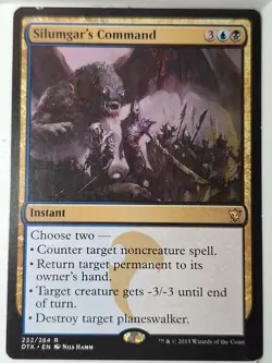Silumgar's Command - Dragons of Tarkir - Magic the Gathering MTG Nice! - Image 1