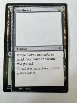 Guildmark Un-Known Event Playtest Cards Regular, MTG, NM - Image 1