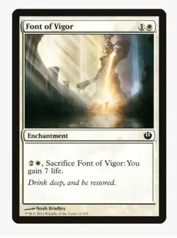 Font of Vigor | Journey To Nyx (JOU) | MTG | Enchantment | Lifegain | NM - Image 1