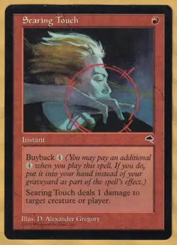 Searing Touch (Tempest, Uncommon, English, 1997) MTG - Image 1