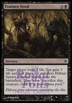 Essence Feed 4x FOIL ROE MTG Rise of Eldrazi Common MINT black - Image 1