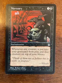 Mortuary Stronghold NM Black Rare MAGIC MTG CARD - Image 1