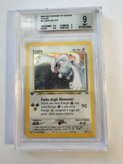 Pokemon Lugia Neo Genesis 1 Ed BGS 9 9/111 -no Shining Charizard Crystal - Image 1