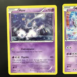 MEW XY192 PROMO and Mewtwo 53/113 HOLOS Pokemon Lot of 2 - Image 2