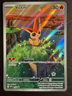 Victini Illustration Rare SVP 208 Promo Pokemon Black & White Near Mint - Image 1