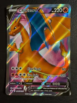 Charizard V SWSH050 Black Star Promo Pokemon Champion's Path Near Mint - Image 1