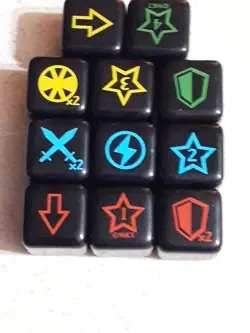 Vintage Yugioh Dungeon Dice Monsters 11 Piece Die 1996 - Image 4