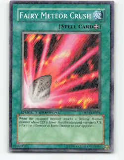 Fairy Meteor Crush DT01-EN095 DUEL TERMINAL YuGIOh Card LP - Image 1
