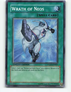 Wrath of Neos FOIL HA01-EN027 Limited Edition YuGiOh Card LP - Image 1