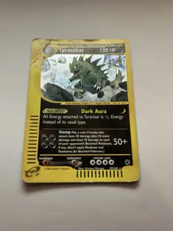 Tyranitar 29/165 - Expedition - Holo Rare - HP - Vintage Pokemon Card 2002 - Image 2