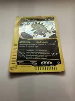 Tyranitar 29/165 - Expedition - Holo Rare - HP - Vintage Pokemon Card 2002 - Image 3