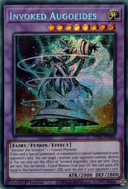 MP21-EN064 INVOKED AUGOEIDES SECRET RARE 1ST EDITION YuGiOh CARD - Image 1