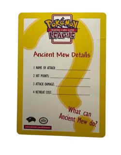 Ancient Mew Details Movie Promo Card Pokemon - Image 1