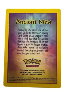 Ancient Mew Details Movie Promo Card Pokemon - Image 2